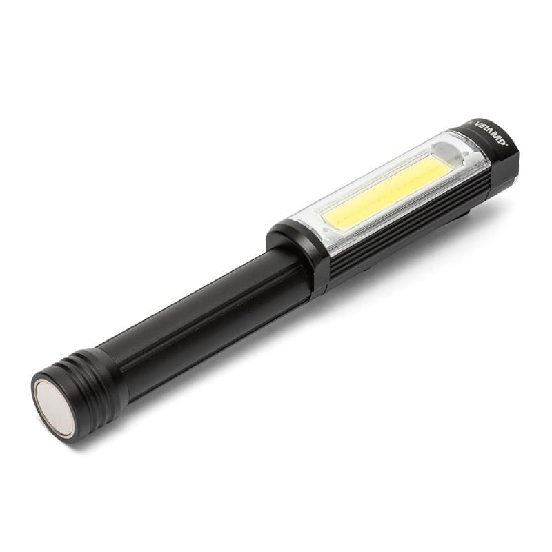Lampe torche LED IN256 400 lumens, lampe torche avec flash rouge, avec clip et aimant puissant, pour réparations automobiles, ateliers, urgences etc.